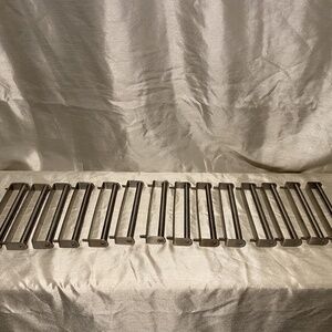 Vintage Ikea Stainless Cabinet Pulls-Set of 14